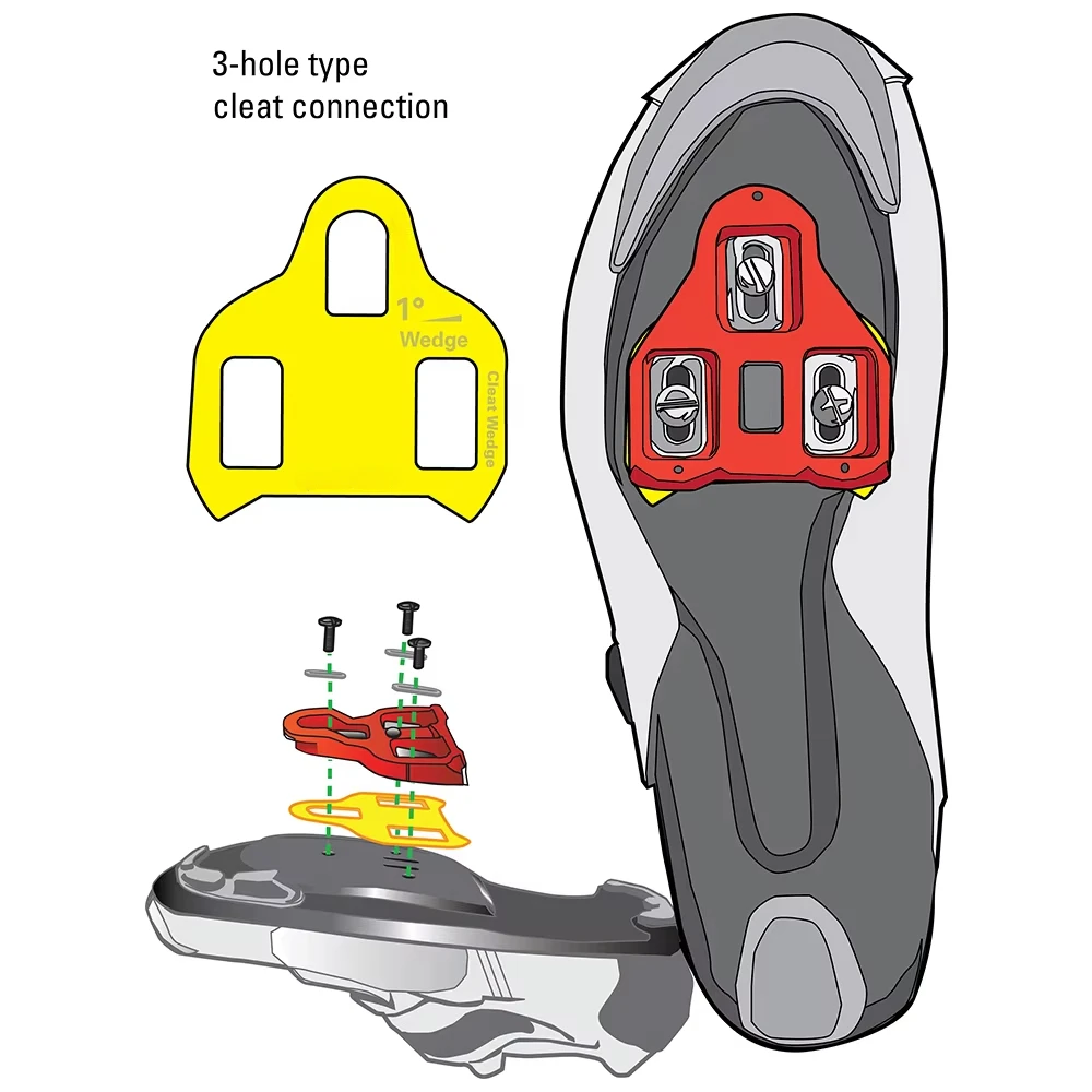 Fahrradklampenkeile für Shimano Road SPD-SL & MTB SPD ATAC SpeedPlay Crank Bros Cleats 8 Stück/Packung Fahrradbeschläge – Detail 11