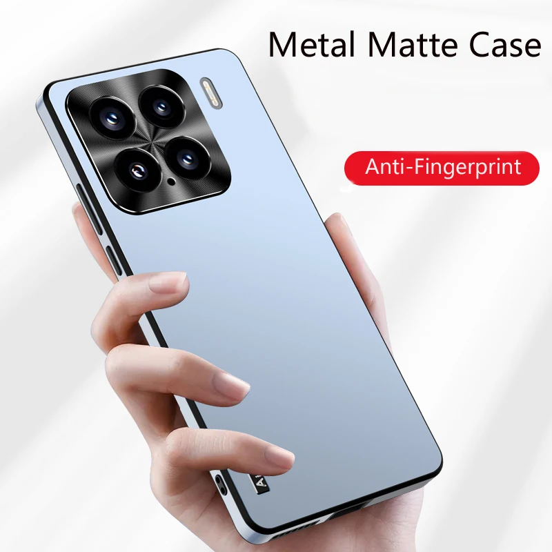 

Back Cover Phone Case for XiaoMi 12x 15 14 13 Pro 12S Ultra Frosted Magnetic Metal Material Protective Ultra-thin Cover Cases
