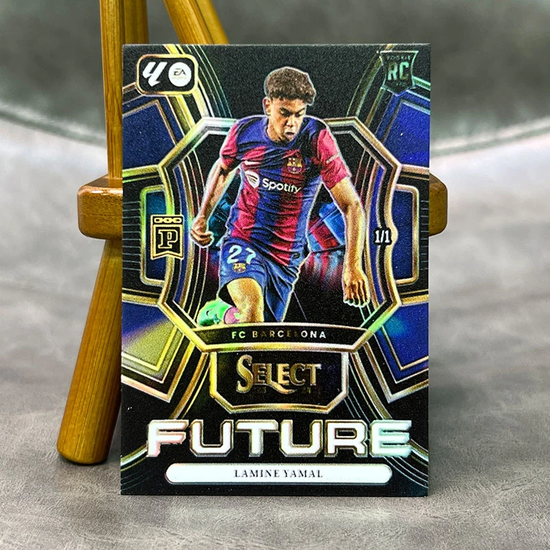 DIY Panini Kaboom series World Cup Star signature card Lionel Messi Lamine Yamal Kylian Mbappe Character collection card toys