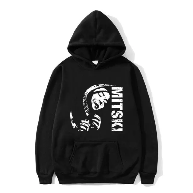 

Hot Singer Mitski Print Hoodie Men Women Casual Pullover Hoodies Male Fashion Vintage Oversized Hooded Sweatshirt Gift for Fans