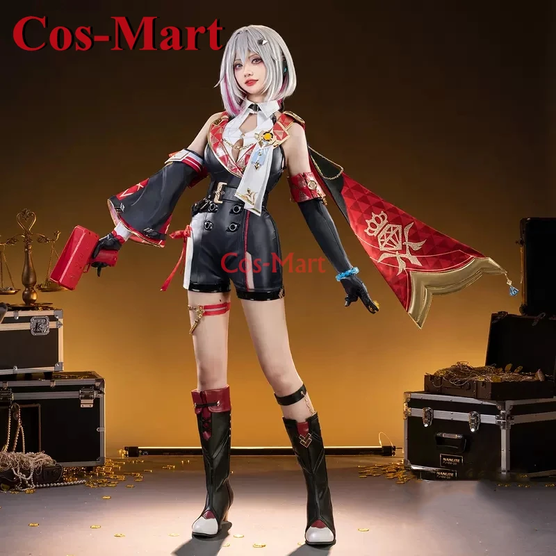 Cos-Mart Hot Game Honkai: Star Rail Topaz Cosplay Costume Gorgeous Sweet Combat Uniform Activity Party Role Play Clothing