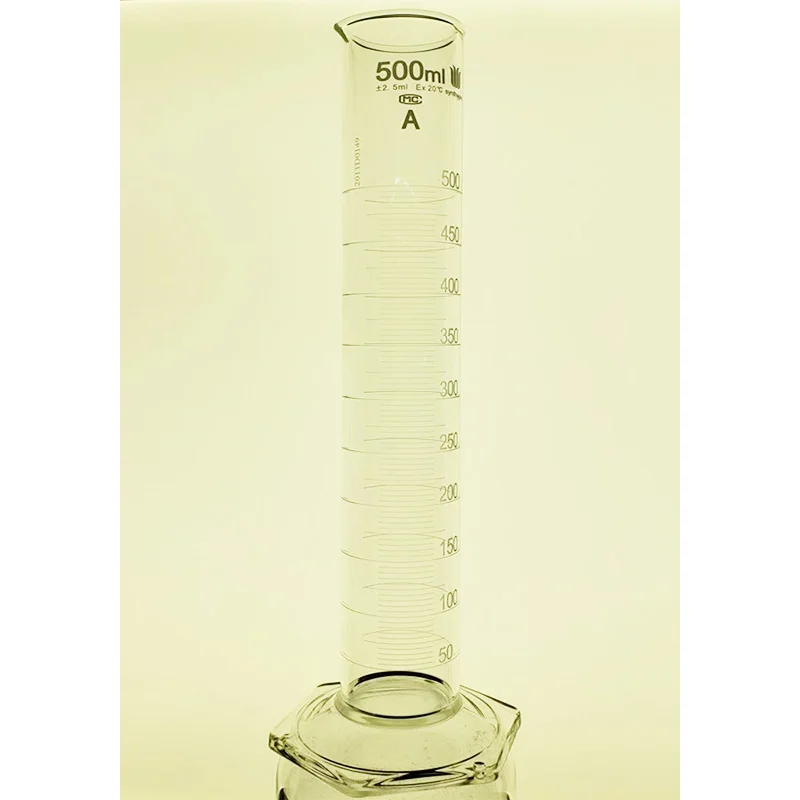 Imagem -03 - Synthware Hexagonal Base Measuring Cylinder Vidro Borossilicato Batch Testing Certificate Capacidade 10ml2000ml F08