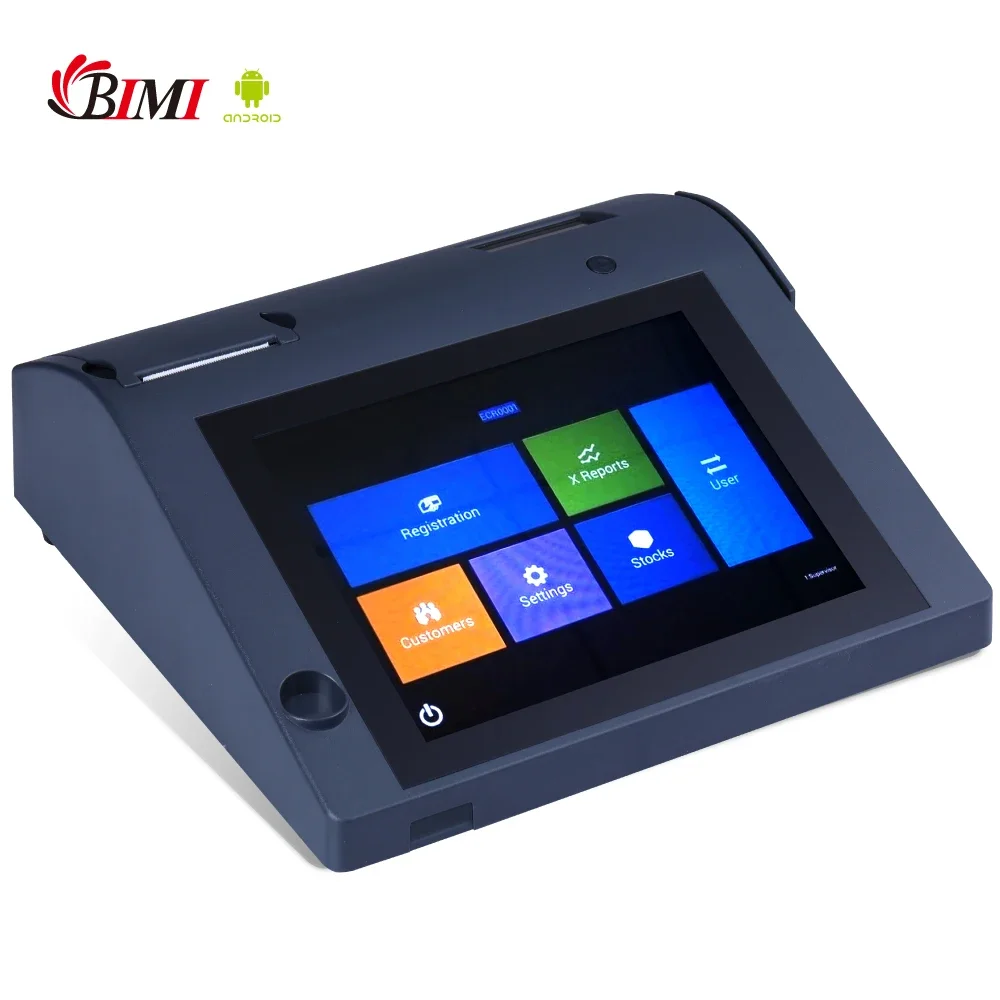 10.1inch Touch Screen All In One Cash Register/POS Terminal/POS System With Android System And Software