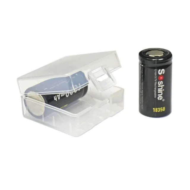 30pcs/lot MasterFire Plastic 18350 Battery Holder Storage Box Case Shell 2 Slots 2 x 18350 Batteries Protective Cover Container