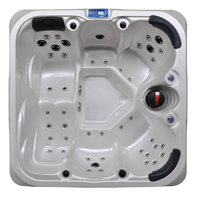 Free Standing Functional Acrylic whirlpool jacuzzi 2and 4 Persons Spa Massage Bathtub