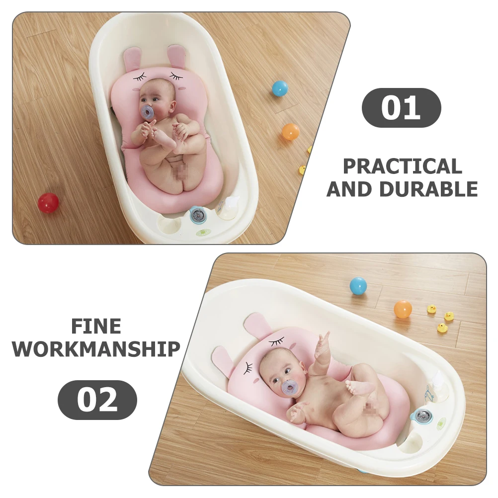 

Bath Tub for Infant Hammock Sling Bathtub Mat Cushion Floating Bed Bathtime Support Safe Snug Bathtub Mats Toddler