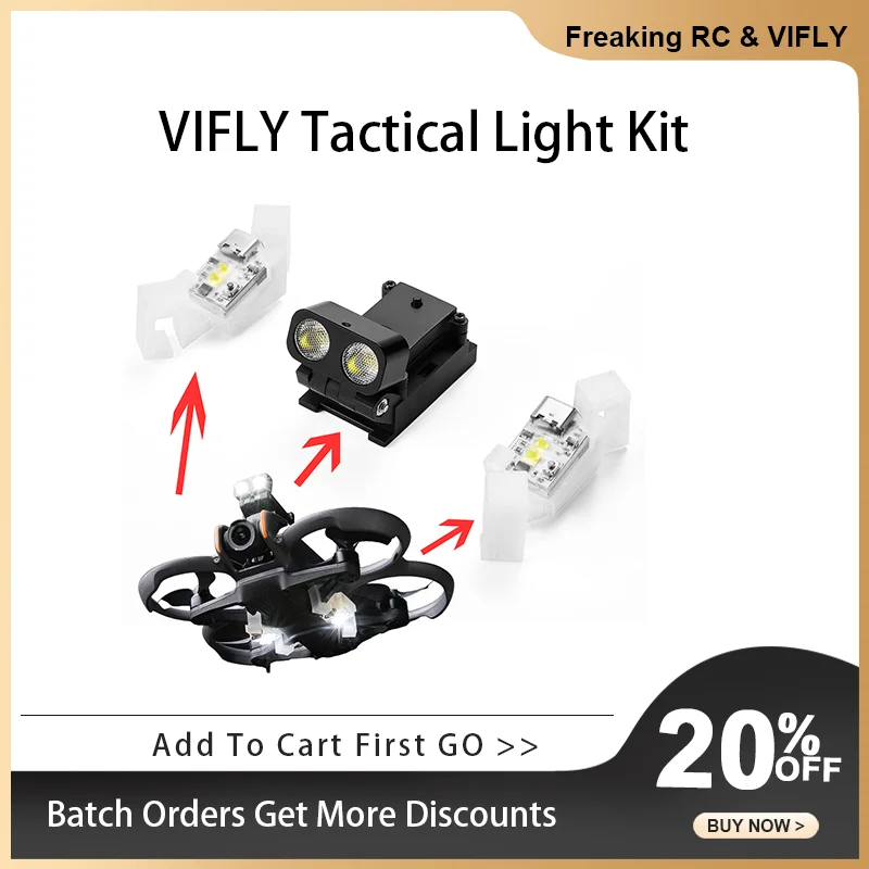 

Комплект тактических фонарей VIFLY для DJI Avata 2