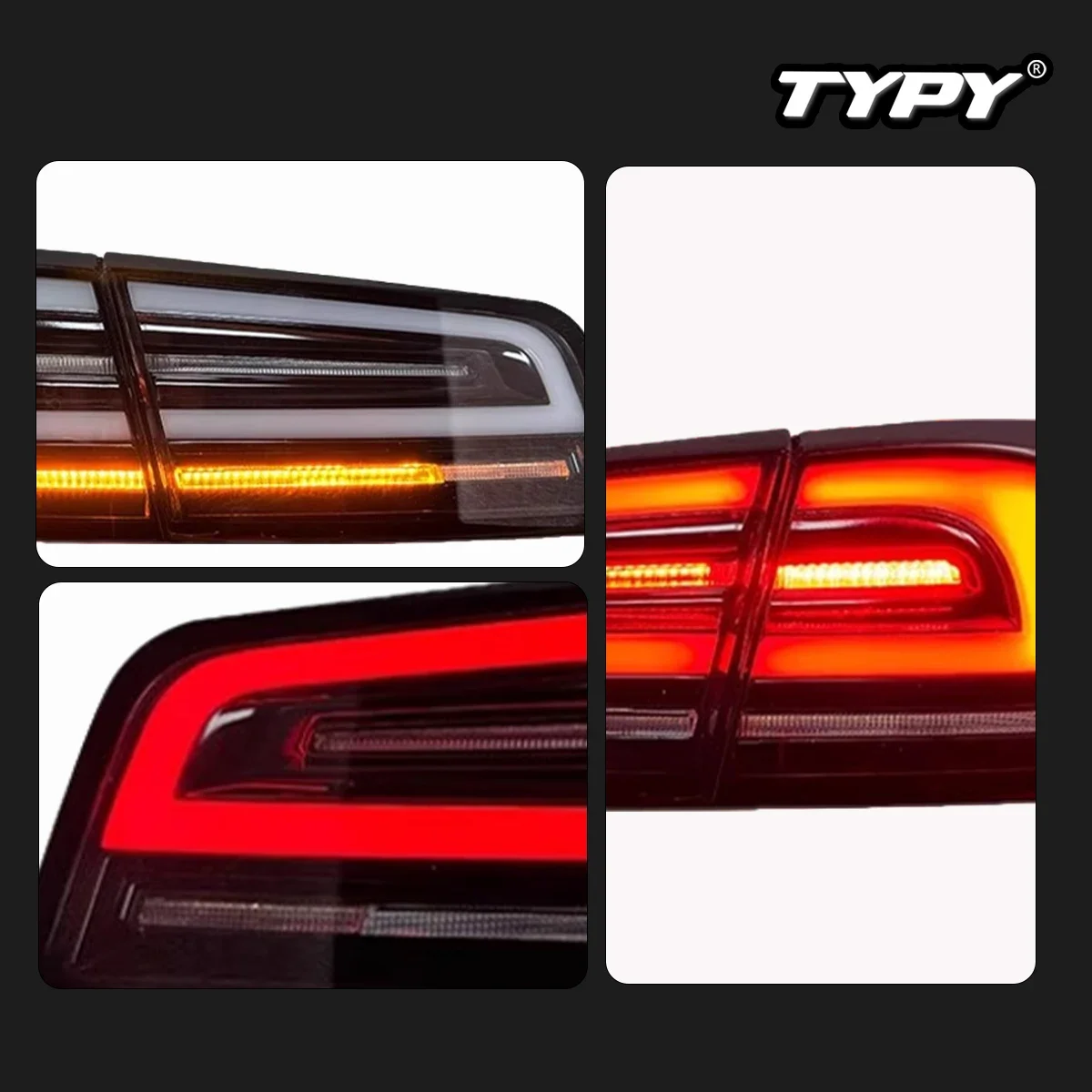 

TYPY Dynamic Turn Signal Tail Lamp Automotive Accessories Upgrade Modified New LED For Tesla ModelS Taillight 2023