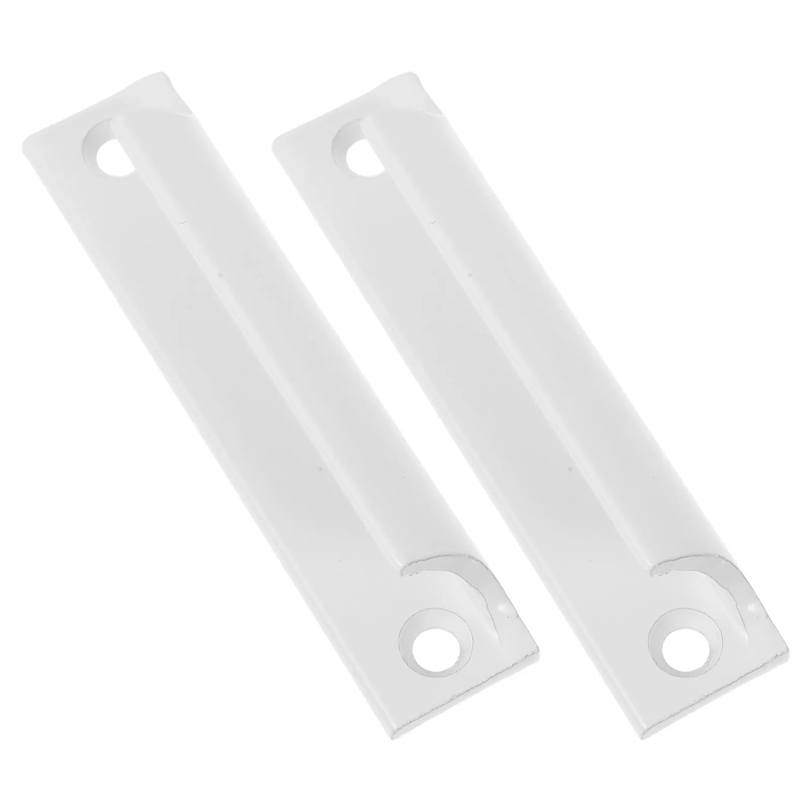 1Set Compact Cabinet Handles Aluminum Alloy Pull Ergonomic Small Drawer Handles for Wardrobes Cupboards Drawers