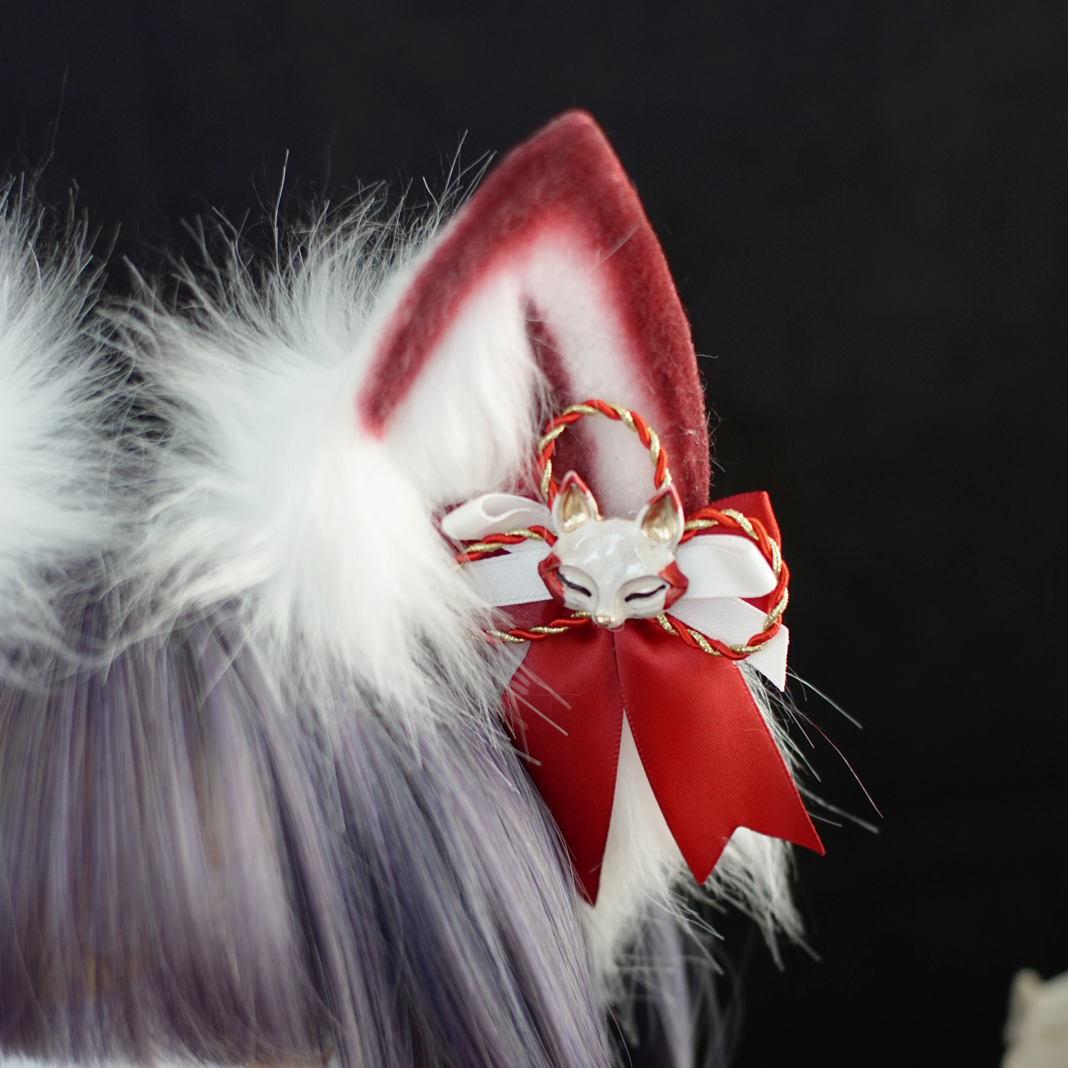 Diadème d'oreille de torche d'anime japonais, accessoires Lolita, bandeau Cosplay, oreilles