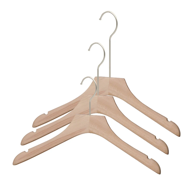 

Clothes Hanger Clothing Store Special Non-Marking Clothes Hanging Women's Clothing Store Solid Wood and Thickened Hanger Wood