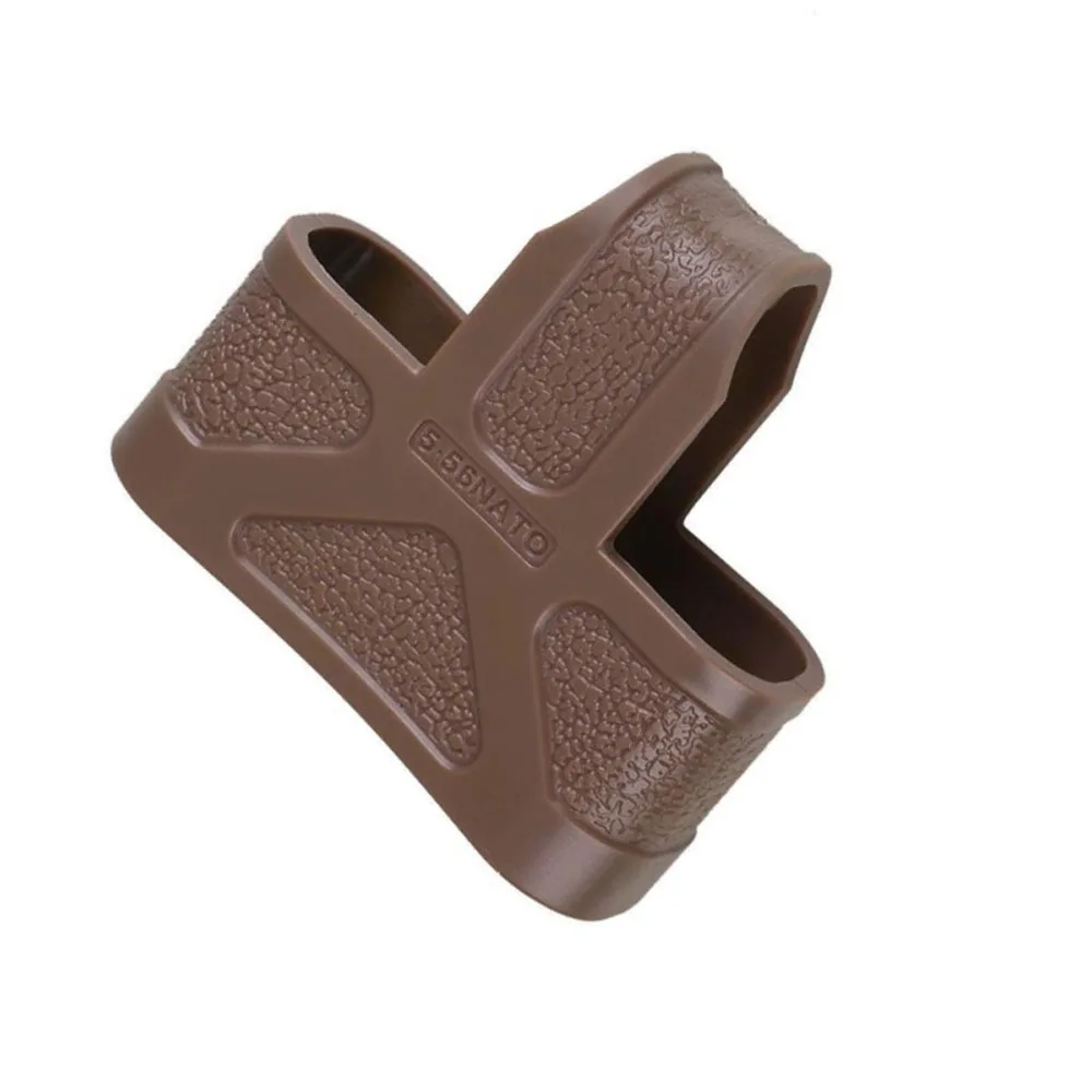 6-Piece Rubber Mag Set Suitable M45.56/7.62 Glock Rifle Rubber Magazine Pouch Marking Bracket Protective Cover