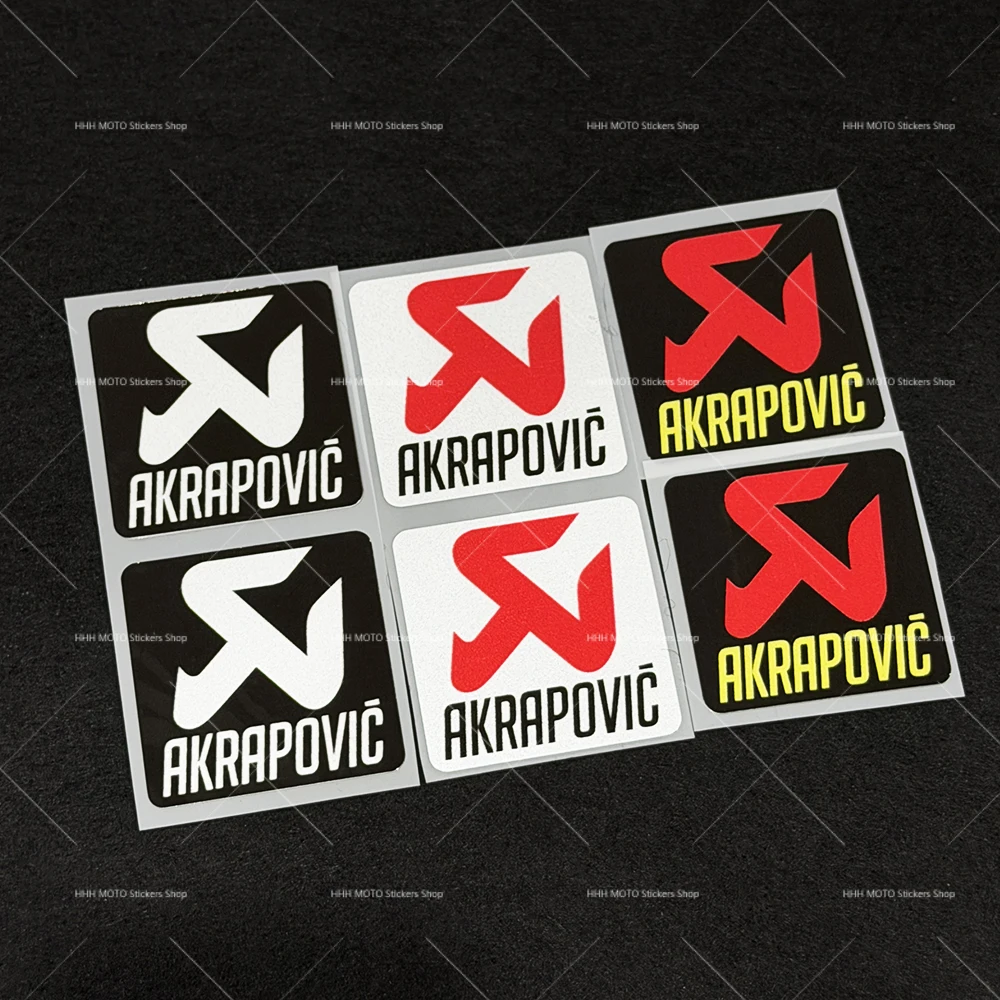 UV Resistant AKRAPOVIC Vinyl Decal Stickers Scratch Proof for Auto Body Bumper Windows Moto Laptop Wall Car Tuning Parts