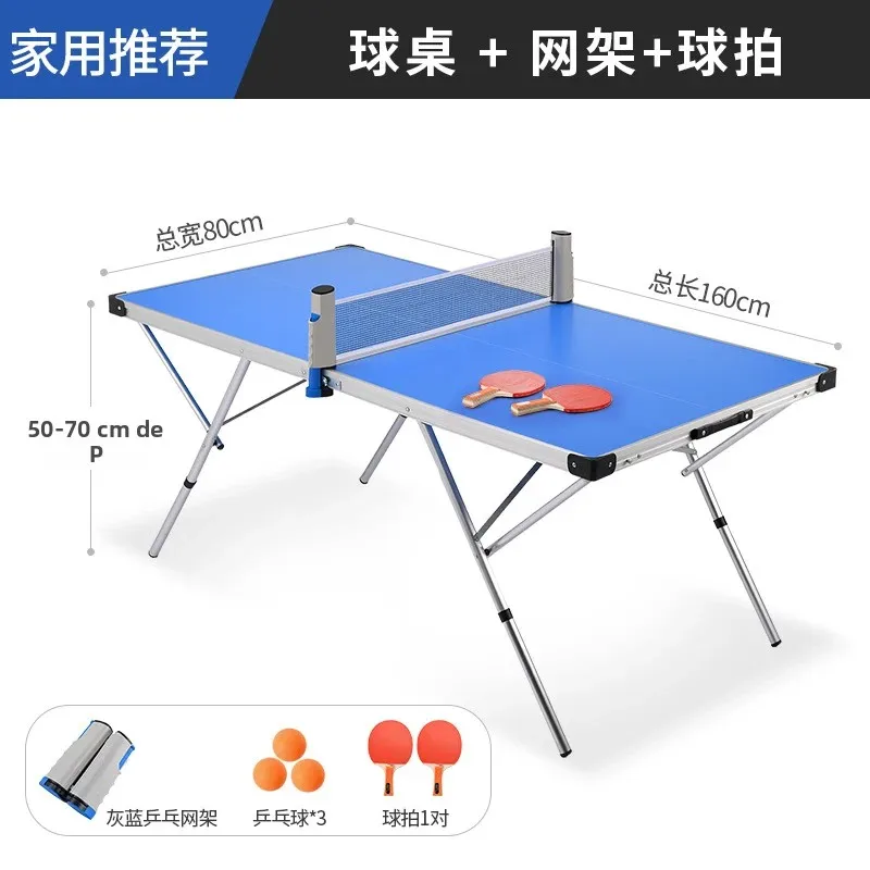 Mesa de Ping Pong Plegable, Portátil y Ajustable en Altura, Multifuncional para Juegos en Interiores, para Niños y Adultos, Recreación Diaria en el Hogar