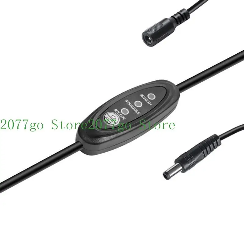 Y1UD DC5V Motor Speed ​​Controller Adjustable 3 Gear 5.5x2.1mm Motor Controller