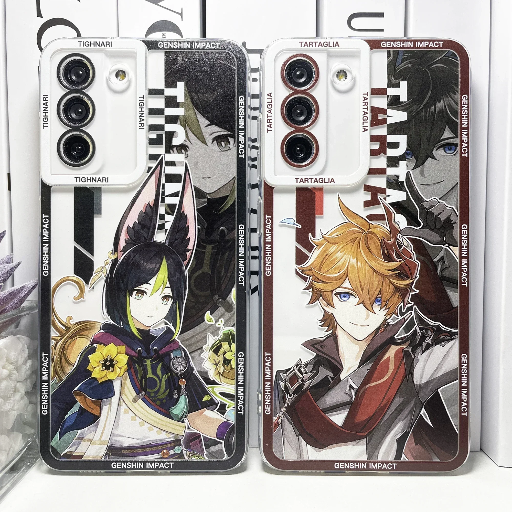 Genshin Impact Tartaglia Yae Miko Xiao Venti Phone Case For Samsung Galaxy S20 FE S21 Plus S22 S23 Ultra A54 A53 A52 S24 Cover