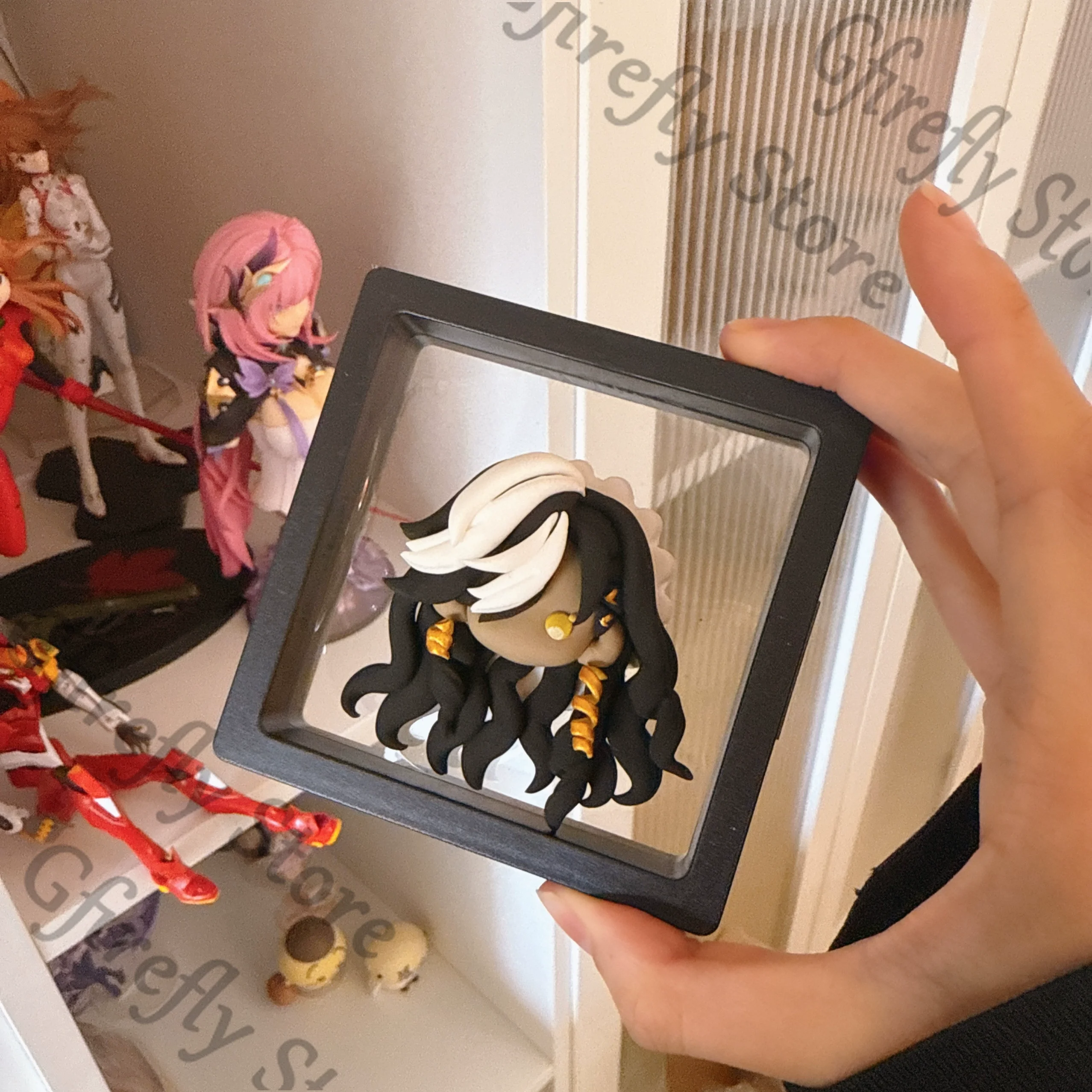 

Reverse:1999 Centurion Cosplay Handcraft Ultra-light Clay Refrigerator Magnets Figurine Mascot Puppet Maumet Ornaments Xmas Gift