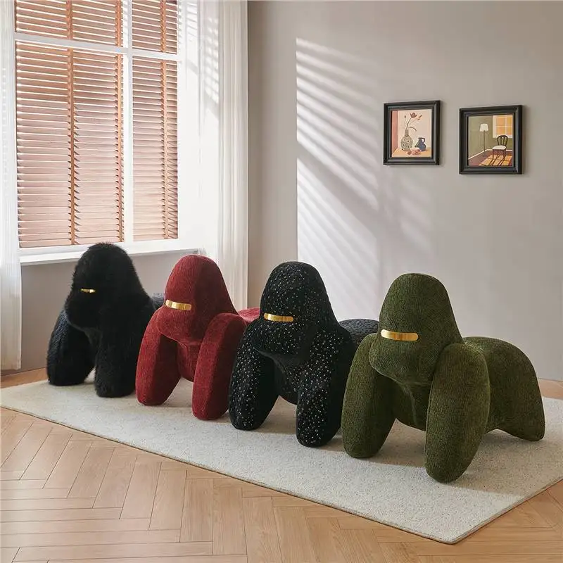 King Kong leisure chair Internet celebrity creative gorilla single sofa chair household cartoon animal seat