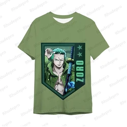 One Piece Monkey D Luffy T-shirts de manga curta masculino, tops casuais, roupas de alta qualidade, nova moda, Y2k, 5XL, 2024