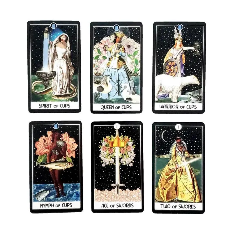 78 Cards Deck Table Board Game The Intuitive Night Goddess Tarot Decks For Beginners Professionals Fortune Telling Tarot Card