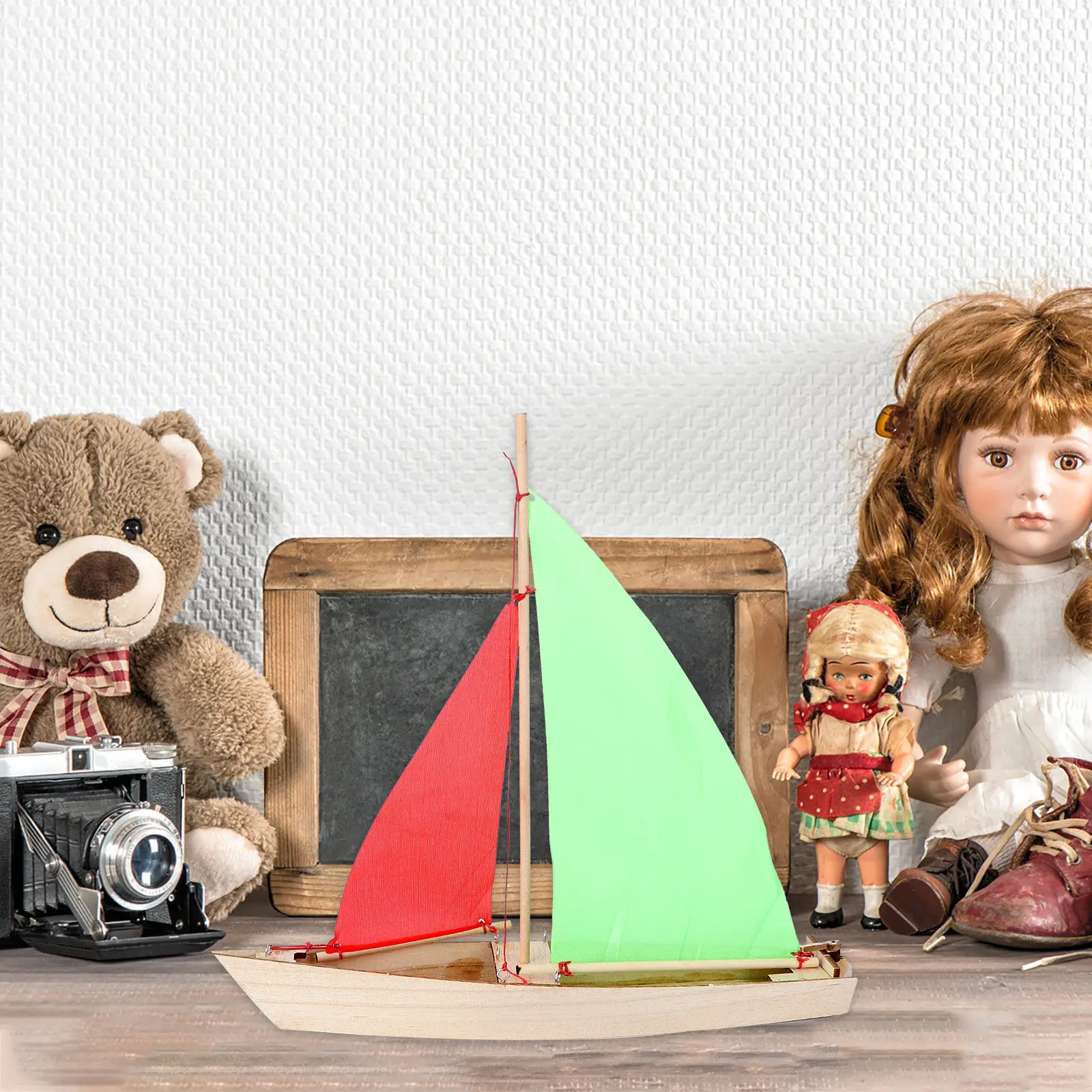 

1Set Wooden Boat DIY Handmade Assembly Kids Educational Plaything Enhance Hands-on Ability Learning Gift Easy Assemble Random