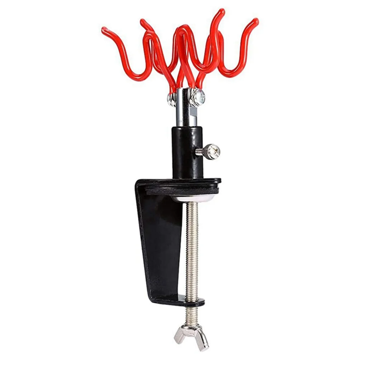 【3262 Popular】Storage Stand Clip-on Holds 2 Airbrush Hobby Airbrush Parts Desktop Table Mount Airbrush Tools Accessories view 2