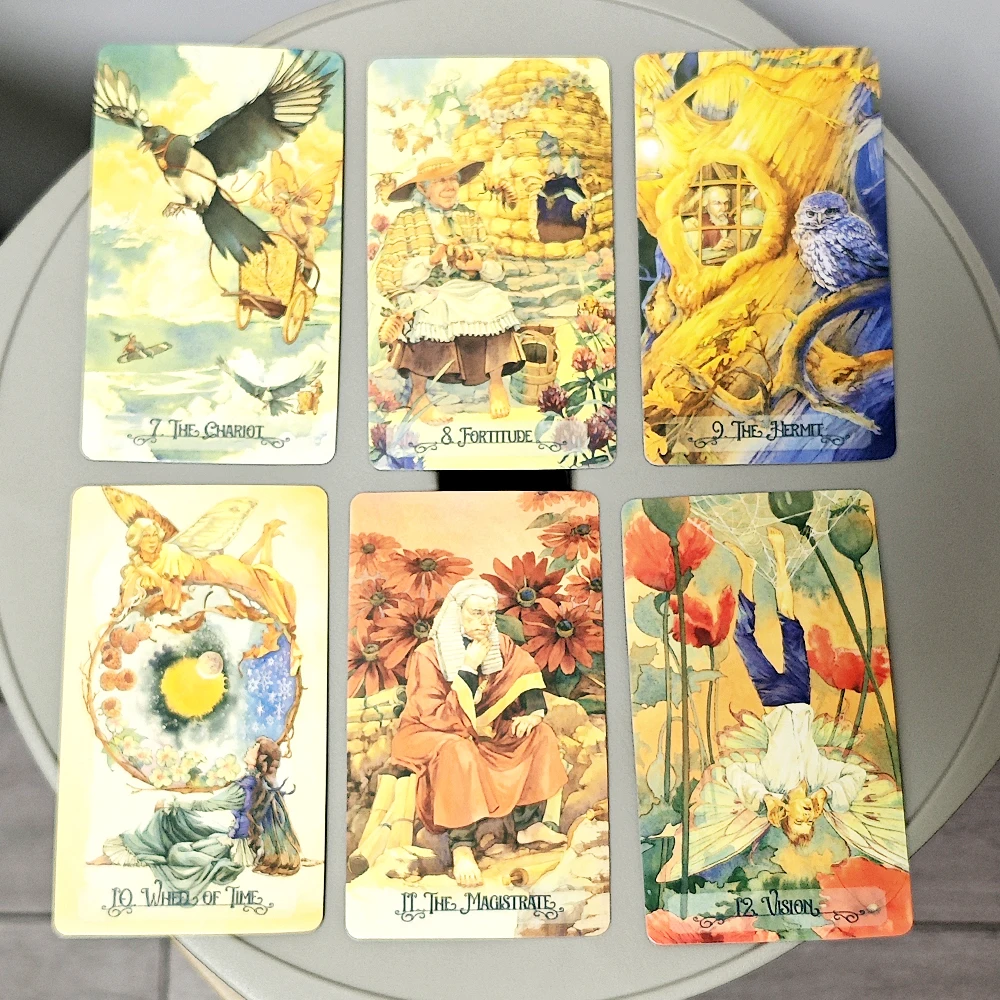 Victorian Faery Tarot, 10.3*6cm Victorian Fairy Society with This Beautifully Illustrated 78-card RWS-based Deck