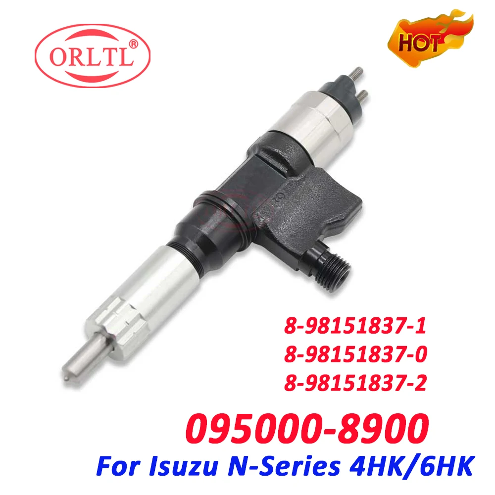 ORLTL 095000-8900 Diesel Injector FUEL Oil 095000-8904 095000-8903 9709500-890 For Isuzu N-Series 4HK 8-98151837-0 8-98151837-2