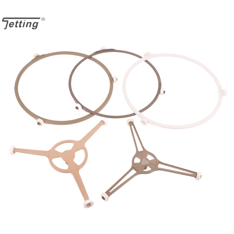 Microwave Oven Turntable Bracket Circle Rotating Ring Support Roller Brackets Glass Turntable Base Plate Tray Holder Stand