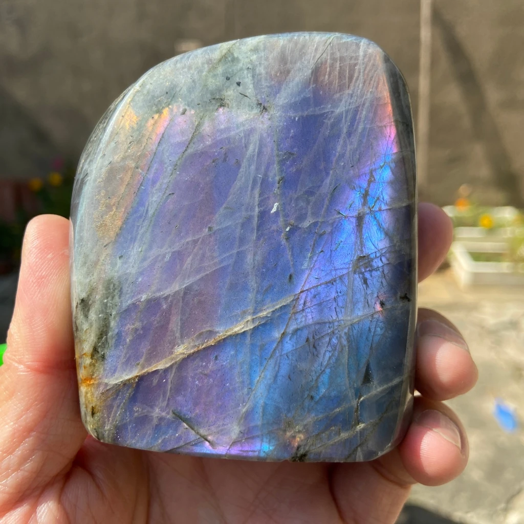 Beautiful Natural Labradorite Freeform Crystal for Home Decor Stunning Healing Stone for Meditation and Spiritual Practices