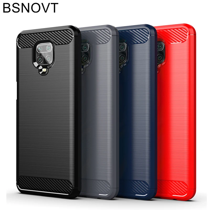 Shockproof Carbon Fiber Cover For Redmi Note 9S Case Redmi Note 9S 9 Pro 8T 7A 8A 9A Silicone Back Case For Redmi Note 9S Fundas