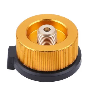 Portable Outdoor Camping Stove Gas Adapter Connector Compatible With Butane Propane Isobutane Canister Gas Tank Converter Access