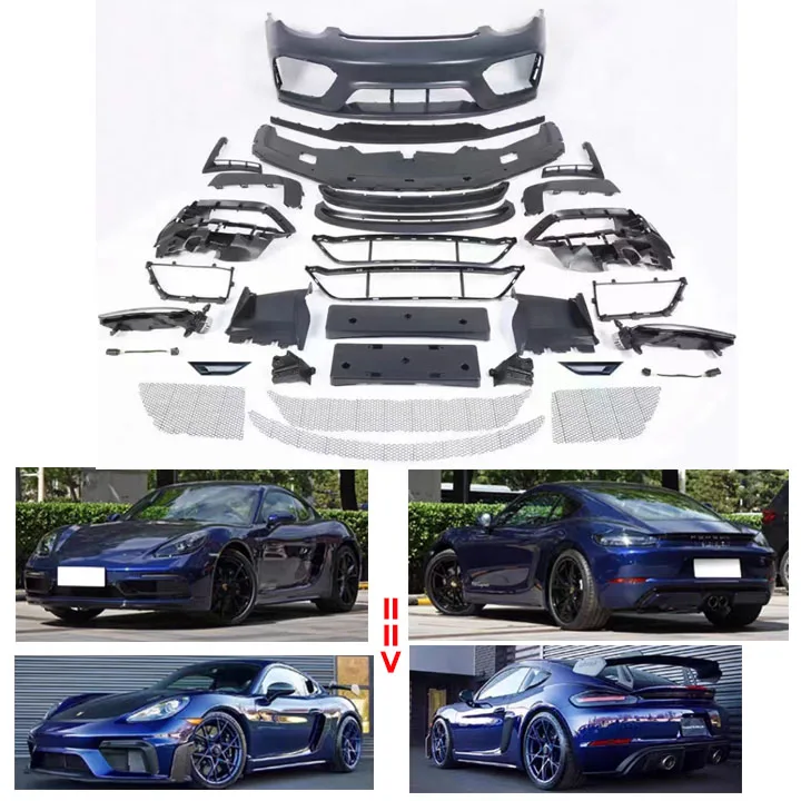 

Dream Garage Factory Direct PP Conversion Body Kit For Cayman 987 (2005-2012) GT4 Style