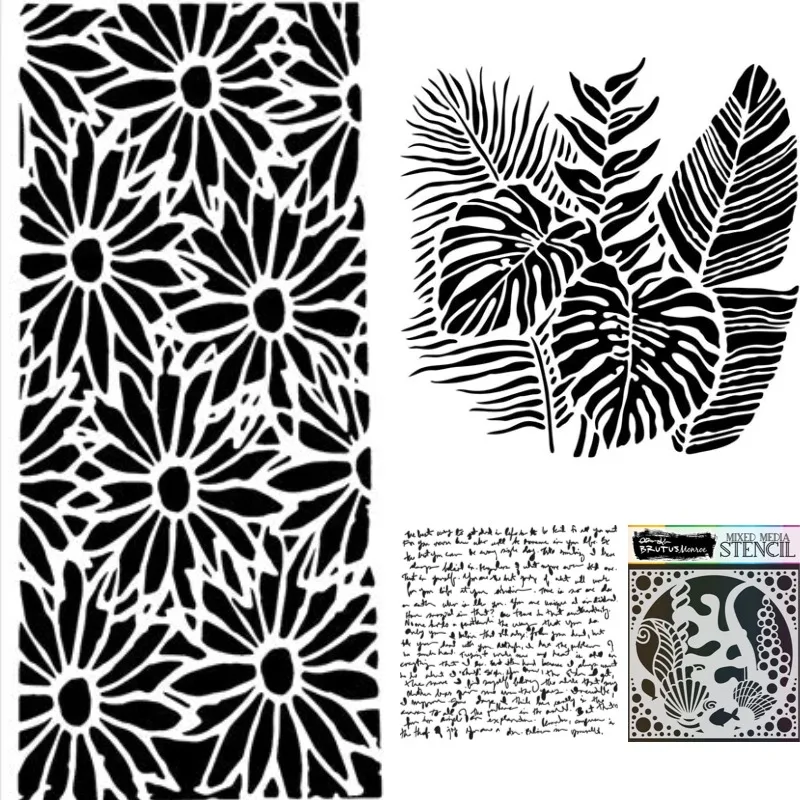 Shells, Corals, and Sea grass in the Sea Metal Cutting Stencil Scrapbook Diary Decoration Stencil Embossing Template DIY 2026