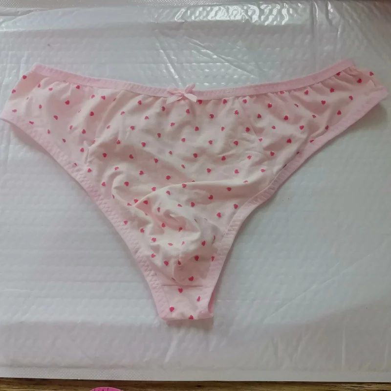 Underwear Man's Flower Lace Hem Bow Briefs Harajuku BF Gifts LGBQT Sexy Lingerie view 4