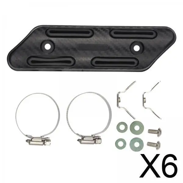 

Heat Shield for Motorcycle Exhaust Pipe Durable Pp Plastic Insulation Cover for Various Motorcycle Accessories