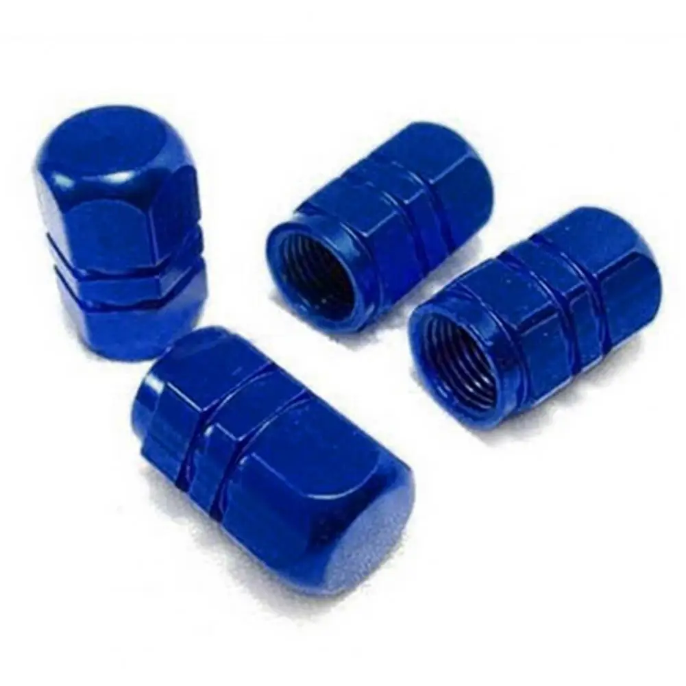 4 Pcs Car Wheel Tire Valve Caps Aluminum Alloy Tyre Rim Stem Covers Airdust Automobiles Motorcycles Trucks Bikes Cover Caps Set