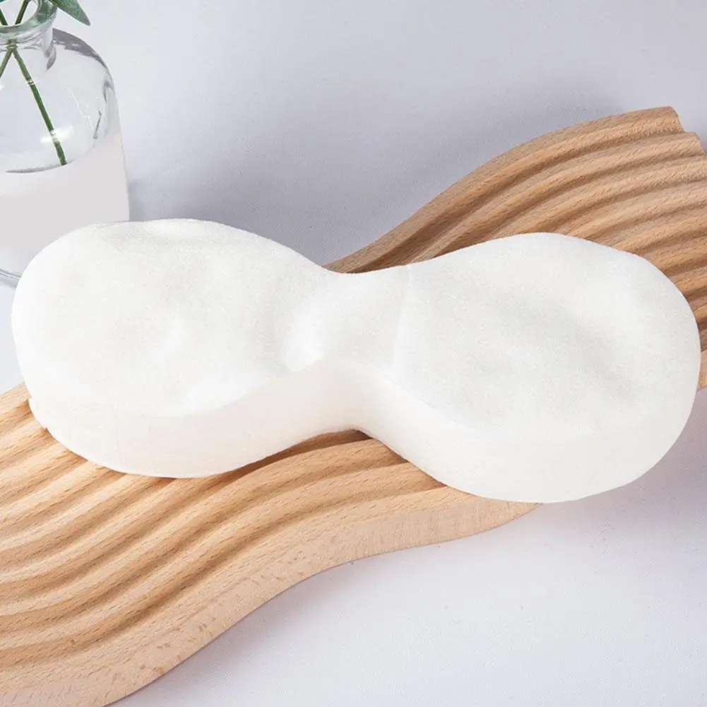 100/200/400 Uds parche en el ojo seco no tejido máscara de ojos desechable papel DIY algodón Natural cubiertas de ojos de papel herramientas para el cuidado de la piel Facial