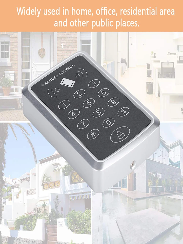 Standalone RFID Access Control Kits Keypad 125KHz Door Lock Controler Openner 1000User for Door Entry Security Protection System