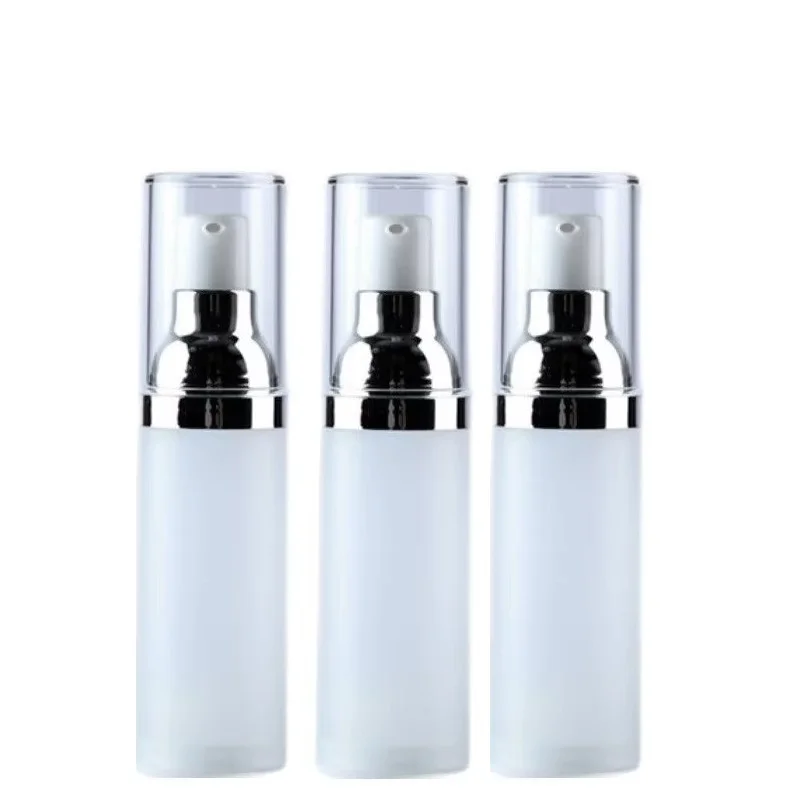 

30Pcs Airless Bottle Empty 20ml 30ml Plastic Airless Pump White 50ml Plastic Airless Bottle Cosmetic Lotion Shampoo Bottles