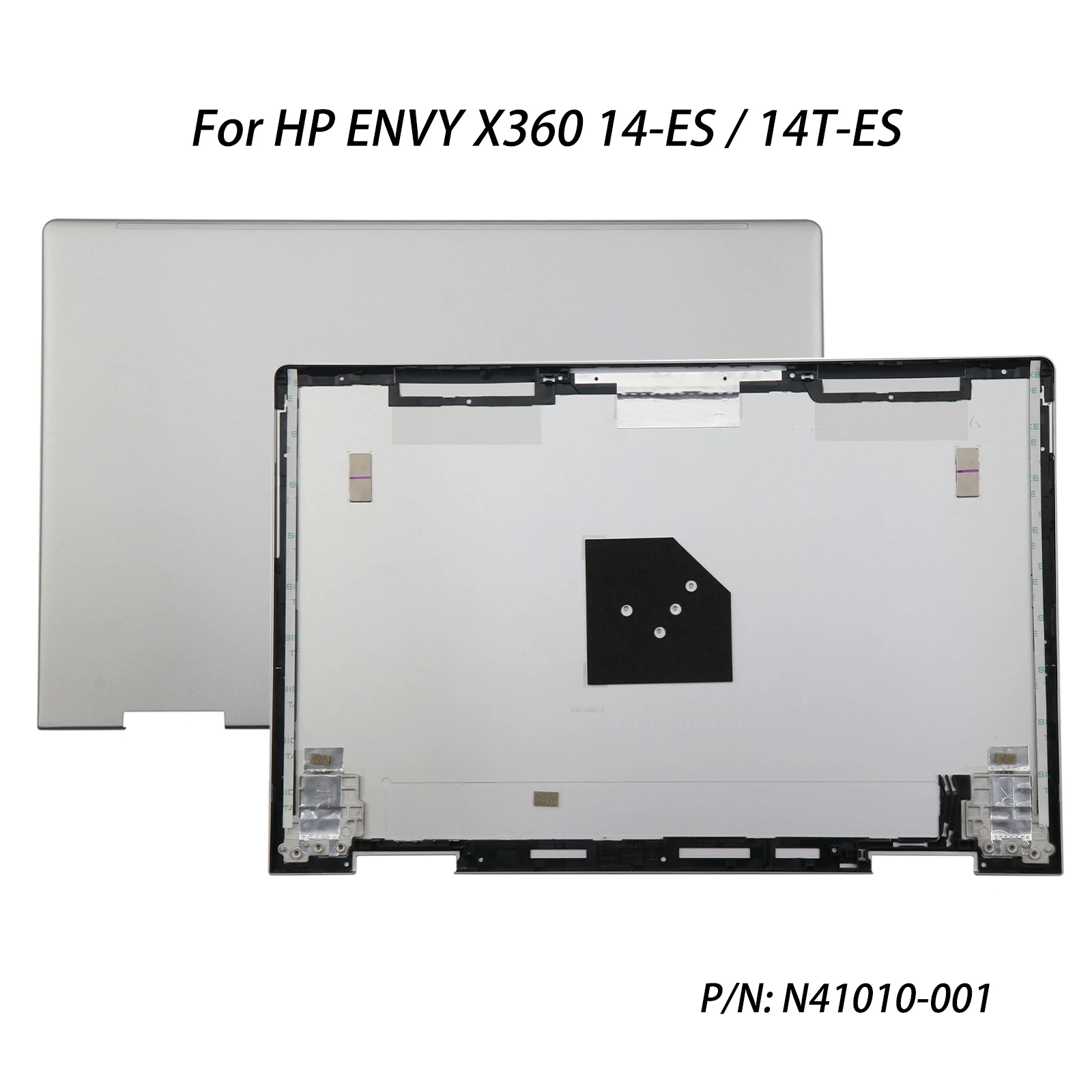 New LCD Back Cover Lid For HP Envy X360 14-ES 14T-ES 14-ES0013DX 14-ES0033DX N41010-001 Silver