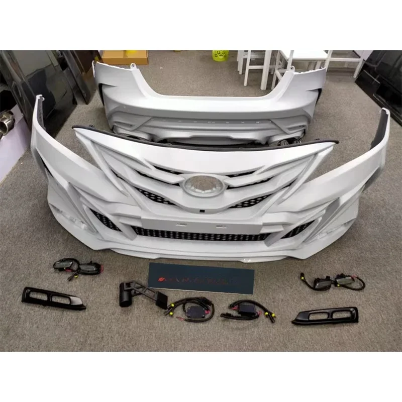 

High Quality Body kit for Camry 2018-2022 Change to Kahn Model Camry Body kit PP Material front bumper assembly