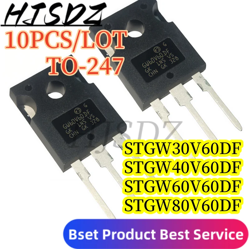 Máquina de soldar IGBT 【10PCS/LOT】 STGW30V60DF STGW40V60DF STGW60V60DF STGW80V60DF TO-247 GW30V60DF GW40V60DF GW60V60DF GW80V60D