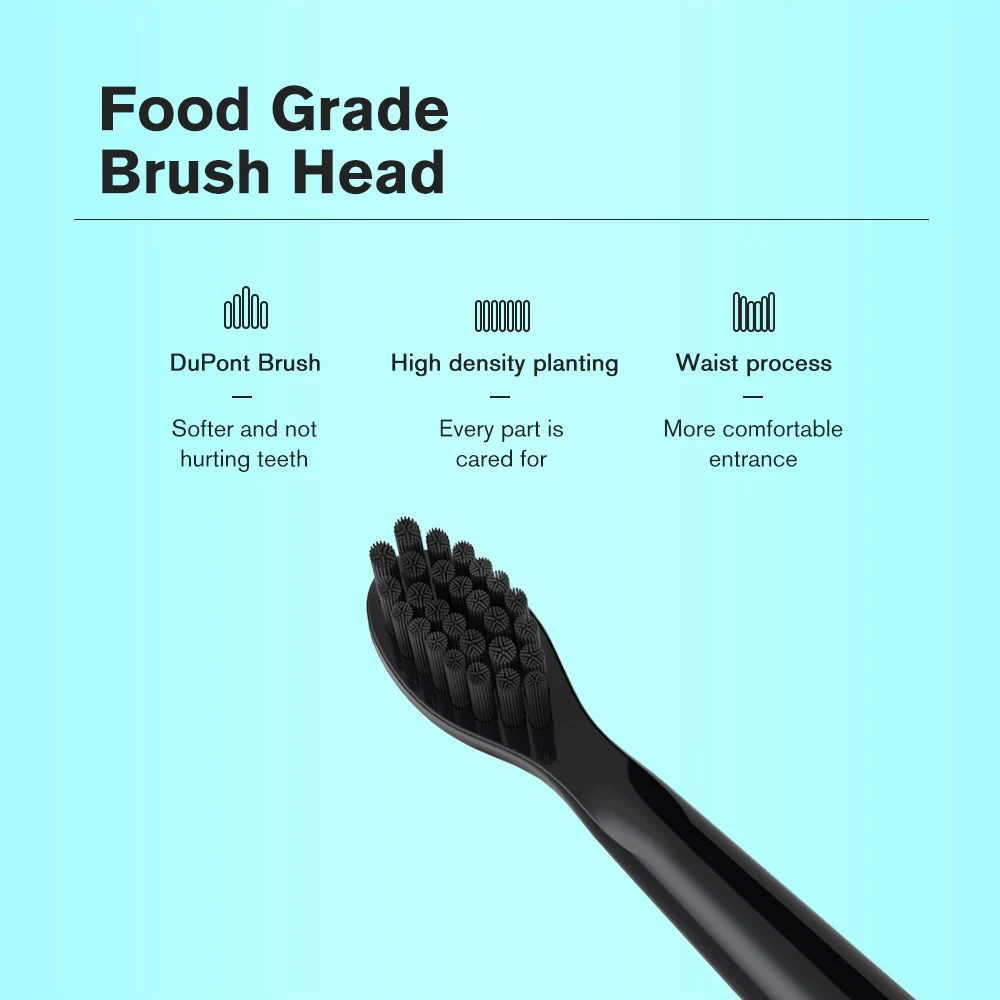 Substituição Brush Heads for Sonic Escova de Dentes Elétrica, Soft Tips, Deep Clean, Homens e Mulheres, Adultos J110, J209, 16Pcs