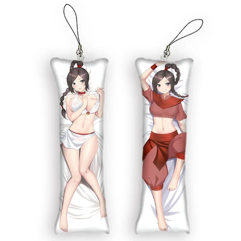 

New design Avatar: The Last Airbender Dakimakura Mini Keychain Cute Anime Ty Lee Key Chain Decor Pendant Otaku Bag Pendant