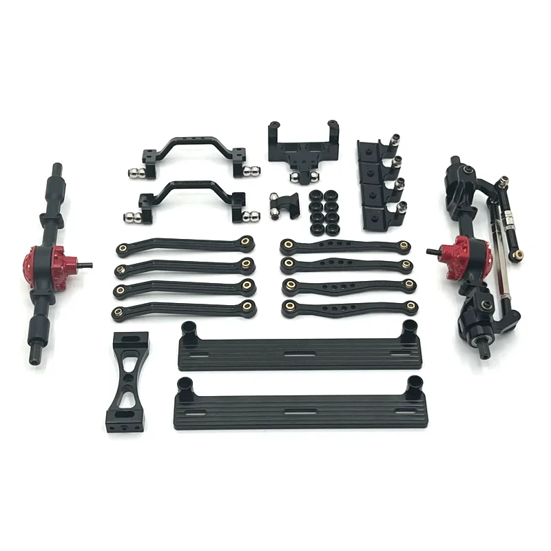 1/16 C64 remote control car front and rear axle foot pedal tie rod and other metal modification sets upgrade accessories