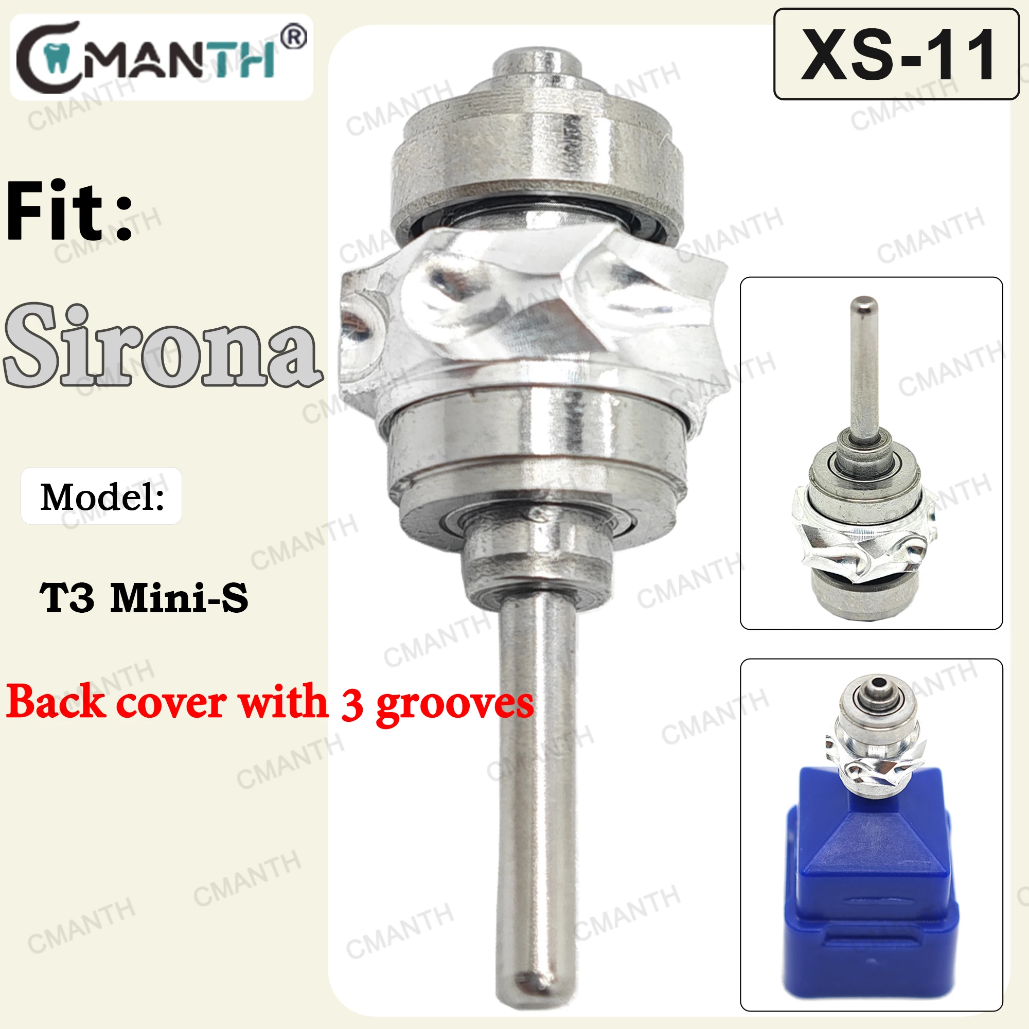 Wkład turbiny stomatologicznej, końcówka pneumatyczna, kompatybilna z Sirona T3 Mini-S, szybka końcówka stomatologiczna, akcesoria, narzędzia do laboratorium dentystycznego.