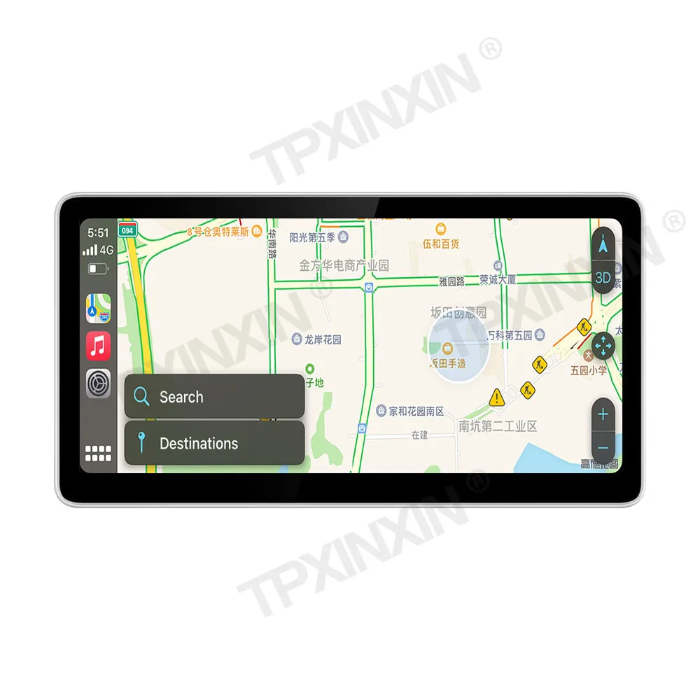10 INCH Car Radio Android 13 For Audi Q5L 2018 GPS Navigation Multimedia Player DSP Carplay Stereo Head Unit Stereo Radio Auto