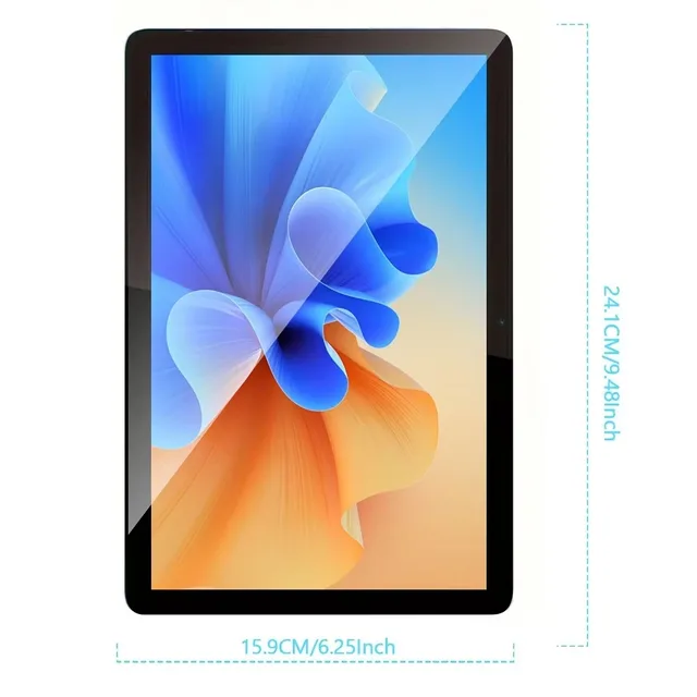 KOOMDIGI 10.1 Inch 2-in-1 Tablet PC 6GB RAM (3GB+3GB Expandable) 128GB ROM Deca Core 4G LTE WiFi 5000mAh 10.1 IPS LCD 5MP+13MP Dual Camera with Keyboard Mouse Stylus EU Stock 6