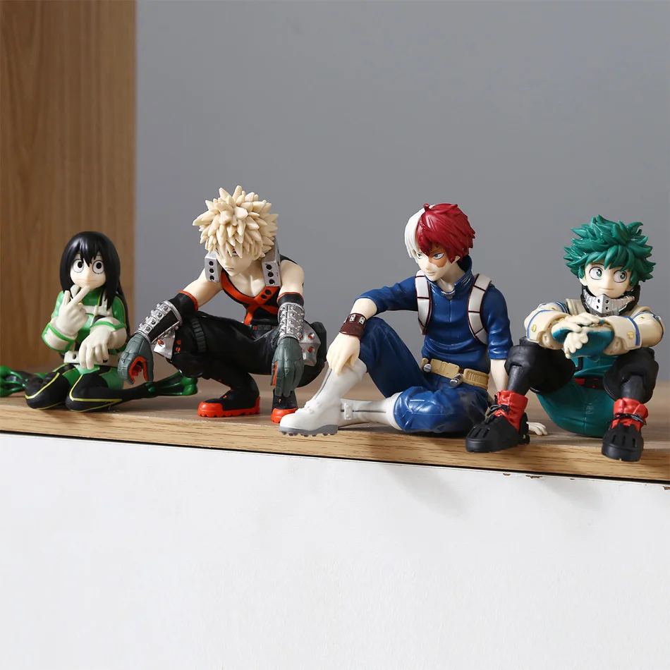 بطلي الأكاديمية أنيمي Midoriya Izuku Bakugou Katsuki Ochaco Uraraka أنيمي الشكل مكتب الديكور اللعب هدايا عيد الميلاد